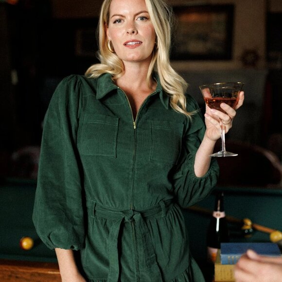 Smith & Quinn Dallas Dress - Vine Corduroy - Picture 4 of 6